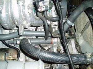 water pipe from side complete