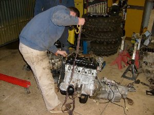 Must get the elastic band back into the new motor before anyone notices