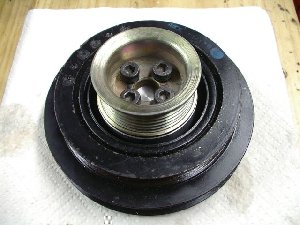 Assembled Crank Pulley